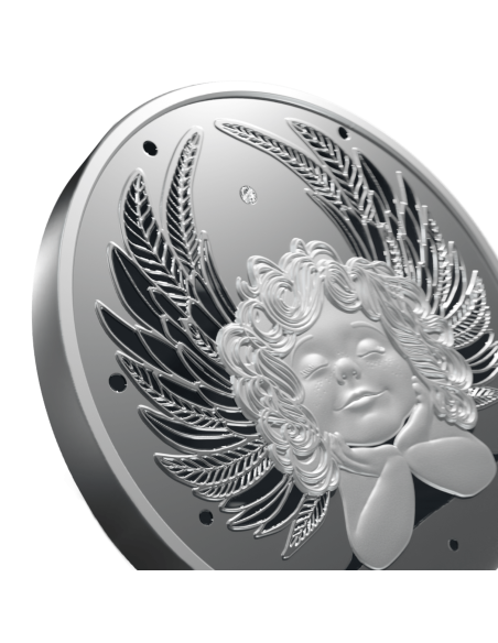 LITTLE SILVER ANGEL 1 Oz Silbermünze 2$ Niue 2025 - Coins & More - Niue