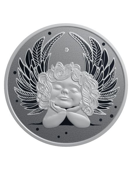 LITTLE SILVER ANGEL 1 Oz Silbermünze 2$ Niue 2025 - Coins & More - Niue
