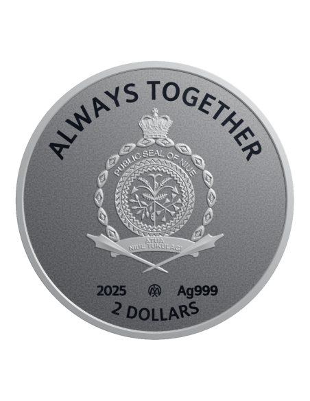 LITTLE SILVER ANGEL 1 Oz Silver Coin 2$ Niue 2025 - Coins & More - Niue