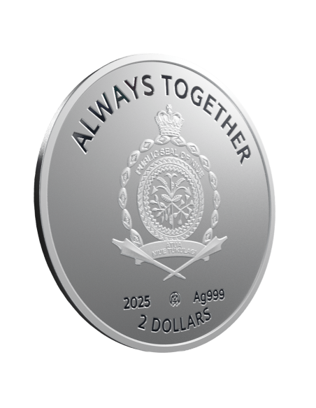 LITTLE SILVER ANGEL Moneda de Plata de 1 Oz 2$ Niue 2025 - Coins & More - Niue