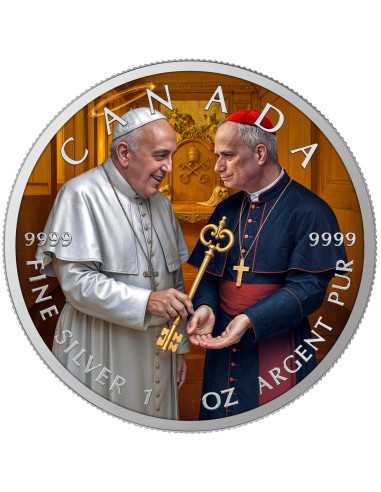 LEO XIV INHERITANCE Moneta d'Argento da 1 Oz 5$ Canada 2025 - Coins & More - Canada
