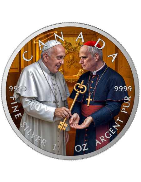 LEO XIV INHERITANCE 1 Oz Silbermünze 5$ Kanada 2025 - Coins & More - Kanada