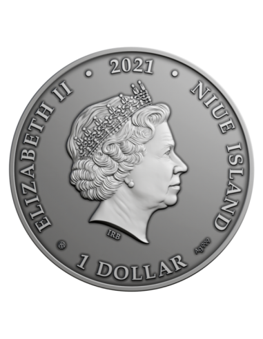 KIOEA Bird Extinct Animals 1 Oz Silver Coin 1$ Niue 2021 - Coins & More - Niue