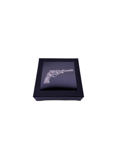 SNAKE REVOLVER Antique Finish 2 Oz Silver Coin 2 Guards Truth Guard 2025 - Coins & More - Silber