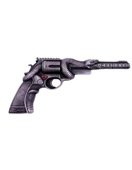 SNAKE REVOLVER Antique Finish 2 Oz Silver Coin 2 Guards Truth Guard 2025 - Coins & More - Silber