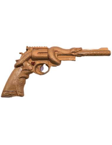 SNAKE REVOLVER Gold Plated 2 Oz Silver Coin 2 Guards Truth Guard 2025 - Coins & More - Silber