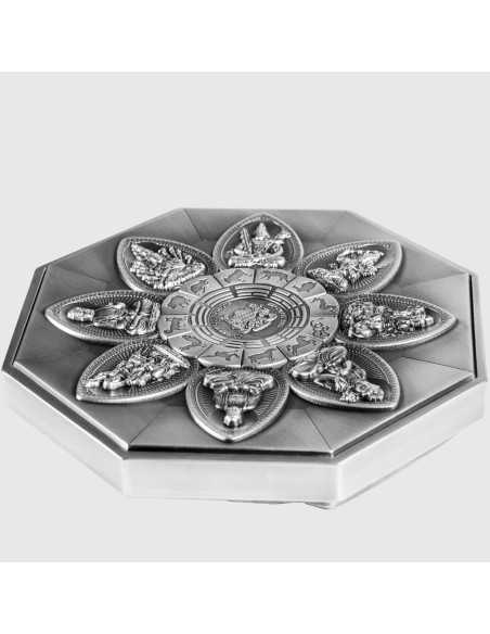 AMITABHA Otto Protezioni Moneta d'Argento da 5 Oz e Rame da 28,5 Oz 25000 Franchi Tchad 2025 - Coins & More - Chad