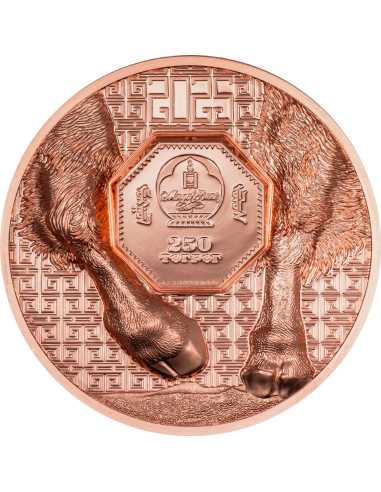 BISON Moneta di rame ariete della Mongolia selvaggia 250 Togrog Mongolia 2025 - Coins & More - Mongolia