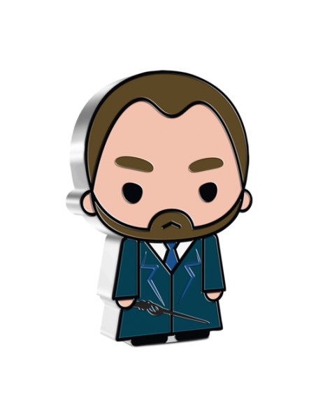 ALBUS DUMBLEDORE FANTASTIC BEASTS Series Chibi 1 Oz Silver Coin 2$ Niue 2021 - Coins & More - Niue