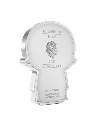 ALBUS DUMBLEDORE FANTASTIC BEASTS Series Chibi 1 Oz Silver Coin 2$ Niue 2021 - Coins & More - Niue