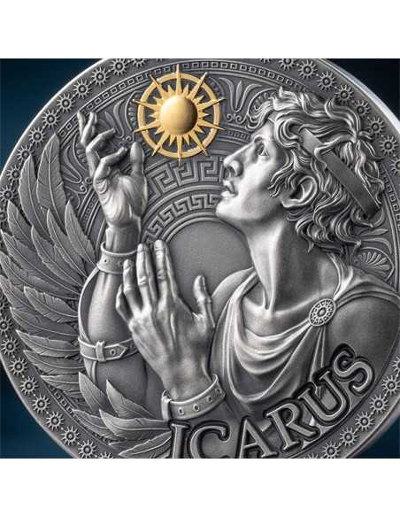 ICARUS The Great Greek Mythology 1 Oz Silver Coin 1000 Francs Cameroon 2025 - Coins & More - Kamerun
