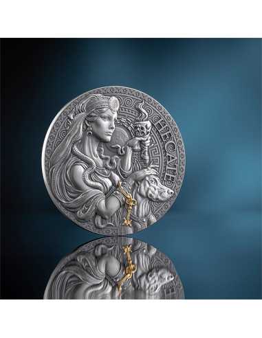 HECATE The Great Greek Mythology 2 Oz Silver Coin 2000 Francs Cameroon 2025 - Coins & More - Cameroon