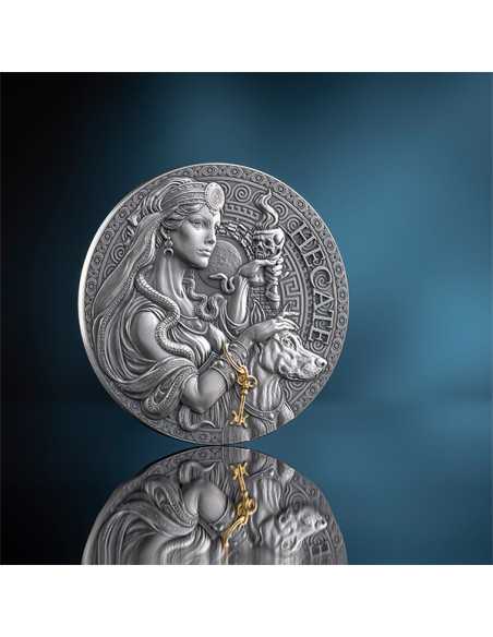 HECATE The Great Greek Mythology 2 Oz Silver Coin 2000 Francs Cameroon 2025 - Coins & More - Cameroon