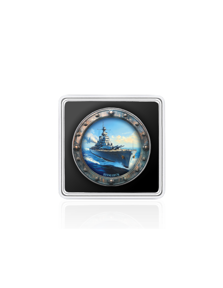 BISMARCK Barcos Famosos 1 Oz Moneda de Plata 1$ USA 2025 - Coins & More - Usa