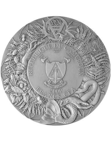 UTOPIEC Slawisches Bestiarium 3 Oz Silbermünze 2000 Francs Kamerun 2025 - Coins & More - Kamerun