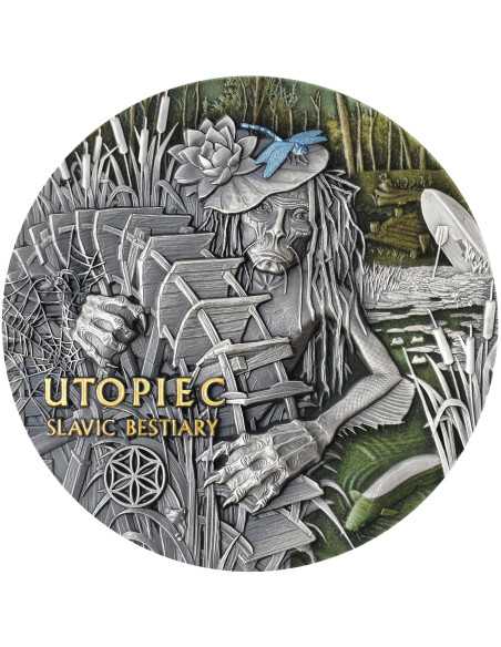 UTOPIEC Slawisches Bestiarium 3 Oz Silbermünze 2000 Francs Kamerun 2025 - Coins & More - Kamerun
