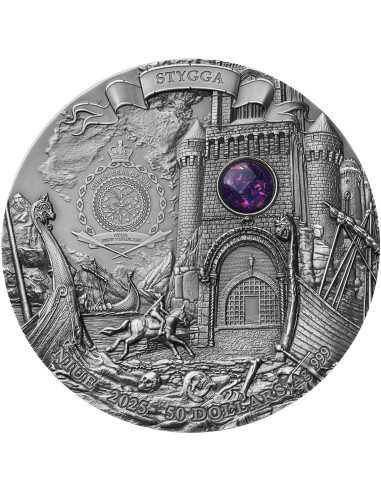 LADY OF THE LAKE Moneta d'argento da 1 kg The Witcher 50$ Niue 2025 - Coins & More - Niue