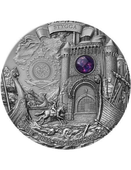 LADY OF THE LAKE Moneta d'argento da 1 kg The Witcher 50$ Niue 2025 - Coins & More - Niue