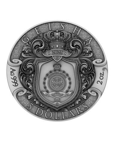 GEISHA Whispers of Grace 2 Oz Silbermünze 5$ Niue 2025 - Coins & More - Niue