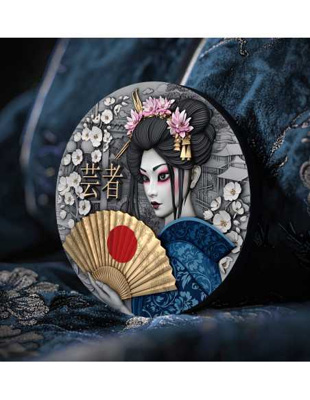GEISHA Whispers of Grace 2 Oz Silbermünze 5$ Niue 2025 - Coins & More - Niue