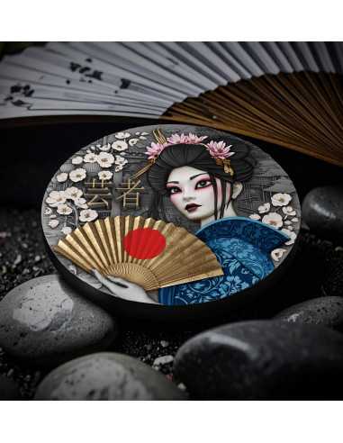 GEISHA Whispers of Grace 2 Oz Silbermünze 5$ Niue 2025 - Coins & More - Niue