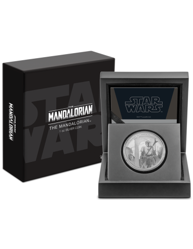 THE MANDALORIAN Classic 1 Oz Silver Coin 2$ Niue 2021 - Coins & More - Niue