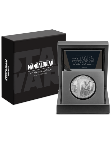 THE MANDALORIAN Classic 1 Oz Silver Coin 2$ Niue 2021 - Coins & More - Niue