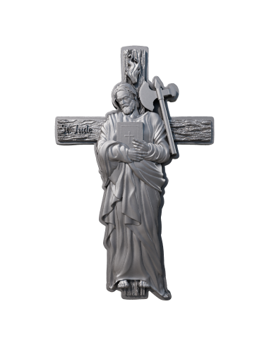 SAINT JUDE 12 Apostles 2 Oz Antique Finish Silver Coin 2000 Francs Cameroon 2025 - Coins & More - Cameroun