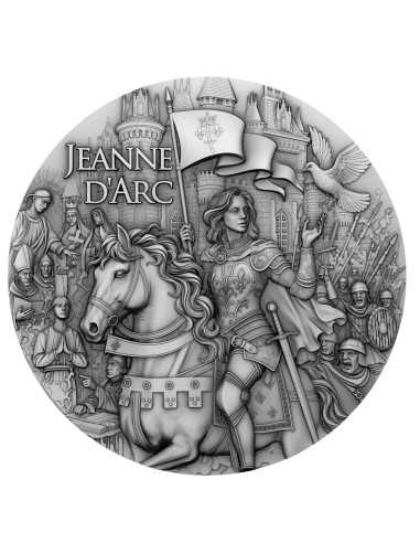JEANNE D'ARC Llama de Gracia Moneda de Plata de 2 Oz 5$ Niue 2025 - Coins & More - Niue