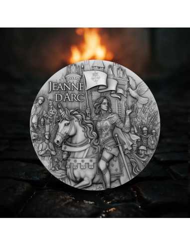 JEANNE D'ARC Llama de Gracia Moneda de Plata de 2 Oz 5$ Niue 2025 - Coins & More - Niue