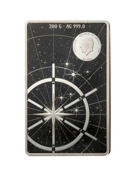 FORTUNA Masterpieces 200g Silver & 10g Gold Coin 10 Cedis Ghana 2024 - Coins & More - Ghana