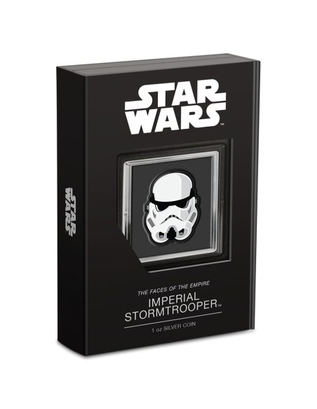 IMPERIAL STORMTROOPER - Faces of the Empire Star Wars 1 Oz Silver Coin 2$ Niue 2021 - Coins & More - Niue