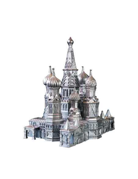 SAINT BASIL'S CATHEDRAL 10 Oz 3D Silver Coin 3000 Francs Cameroon 2025 - Coins & More - Cameroon