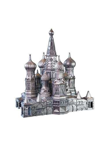 CATHEDRALE DE SAINT-BASIL Pièce de monnaie en argent 10 Oz 3D 3000 Francs Cameroun 2025 - Coins & More - Cameroun