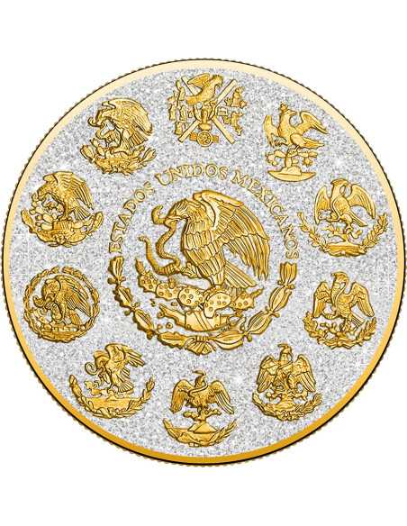 CUARZO Piedras Preciosas 1 Oz Moneda de Plata 1 Onza Libertad 2024 - Coins & More - Usa