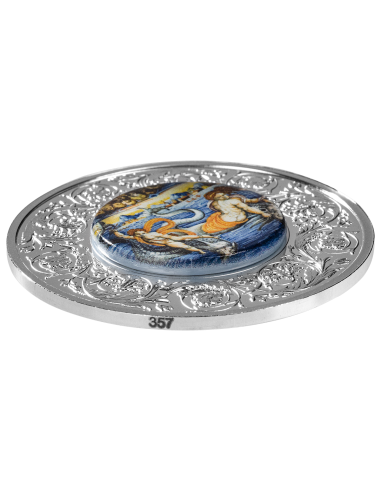VENUS ET CUPIDES NAGEANT SUR DES DAUPHINS Maiolica 1 Oz Silver Coin 5€ Euro Malta 2025 - Coins & More - Europe