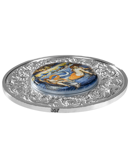 VENUS ET CUPIDES NAGEANT SUR DES DAUPHINS Maiolica 1 Oz Silver Coin 5€ Euro Malta 2025 - Coins & More - Europe
