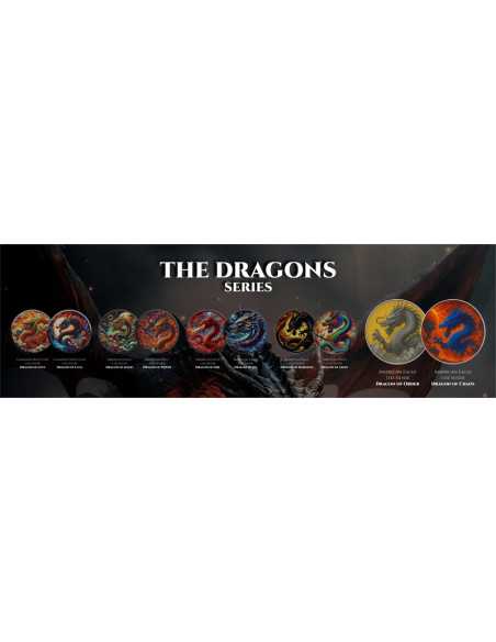 DRAGON OF CHAOS American Eagle 1 Oz Silver Coin 1$ USA 20254 - Coins & More - Usa