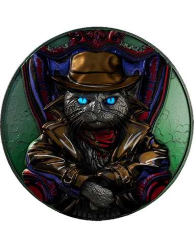 MEOW MAFIA 2 Oz Silver 11.5 Oz Copper Coin 2000 Francs Cameroon 2025 - Coins & More - Cameroon