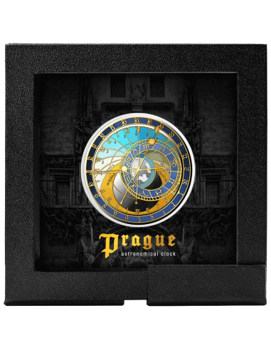 PRAGUE City Hall Clocks 1 Oz Silver Coin 5€ Euro Malta 2025 - Coins & More - Europa