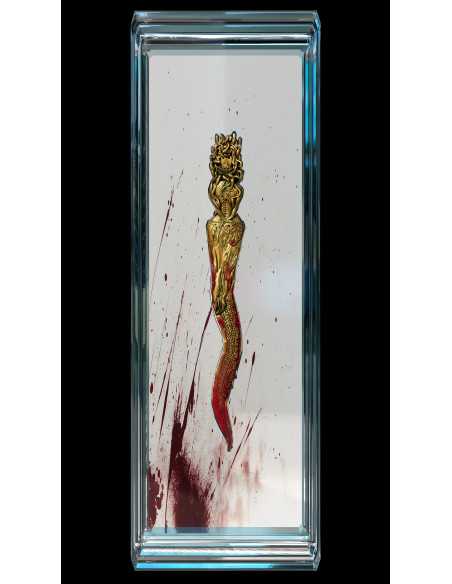 MEDUSA DAGGER Gold Gilded Curse and Divine Weapon 2 Oz Silver Coin 2000 Francs Cameroon 2025 - Coins & More - Cameroun