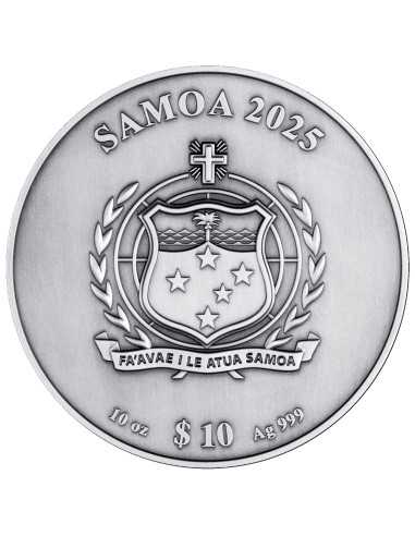 MONOPOLY Multiple Layer 10 Oz Silver Coin 10$ Samoa 2025 - Coins & More - Samoa