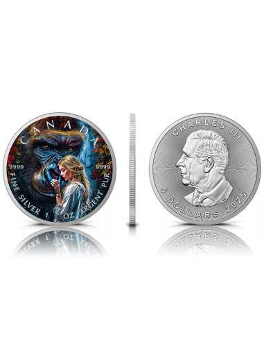 KONG BONG 1 Oz Silver Coin 5$ Canada 2025 - Coins & More - Canada