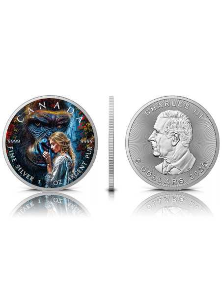 KONG BONG 1 Oz Silver Coin 5$ Canada 2025 - Coins & More - Canada