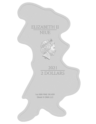 PUSS IN BOOTS Shape 20 Anniversary 1 Oz Silver Coin 2$ Niue 2021 - Coins & More - Niue