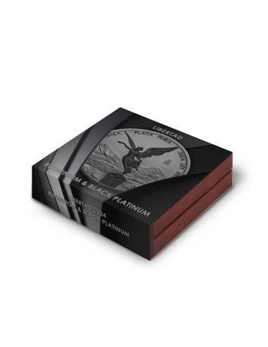 LIBERTAD Ruthenium & Black Platinum 1 Oz Silver Coin Mexico 2024 - Coins & More - Mexique