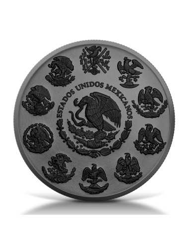 LIBERTAD Ruthenium & Black Platinum 1 Oz Silver Coin Mexico 2024 - Coins & More - Mexique