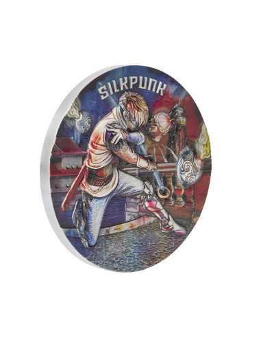 SILKPUNK The Punk Universe 200g Silver UV Fluorescent Coin 15$ Niue 2025 - Coins & More - Niue