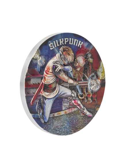 SILKPUNK The Punk Universe 200g Silver UV Fluorescent Coin 15$ Niue 2025 - Coins & More - Niue