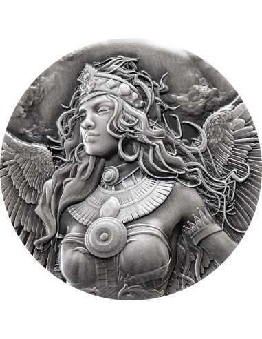 ISIS Egyptian Heritage 2 Oz Silver Coin 20$ Liberia 2025 - Coins & More - Libéria